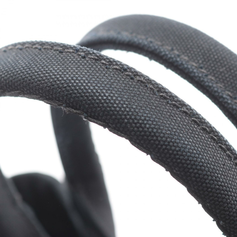 PRADA CANAPA 帆布手提單肩斜背包 黑色 二手 女士-8