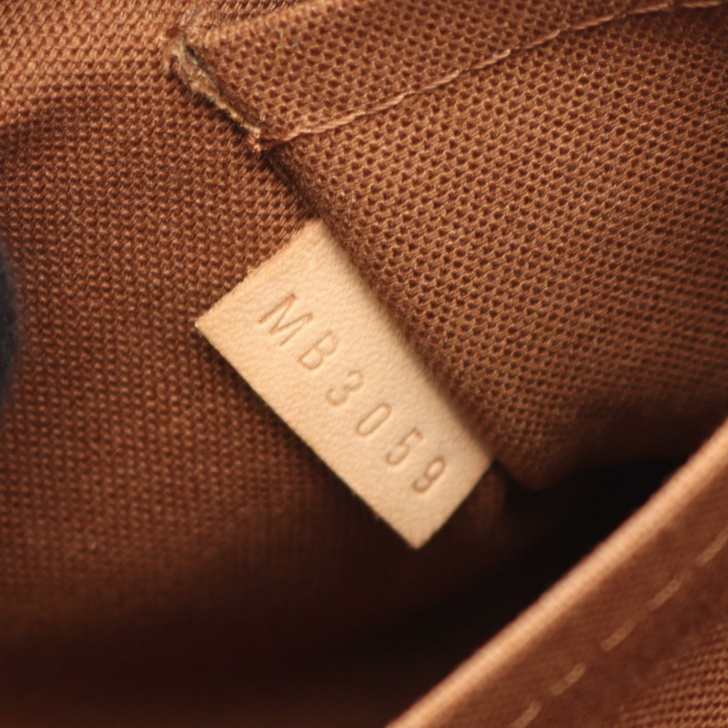 路易威登 Tulum GM 單肩斜背包 M40075 Monogram 皮革 棕色 二手-4
