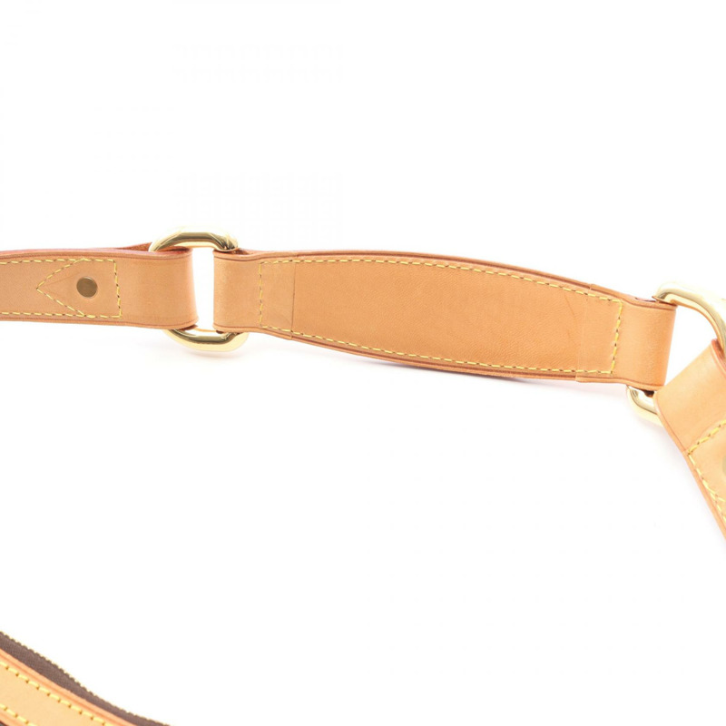 路易威登 Tulum GM 單肩斜背包 M40075 Monogram 皮革 棕色 二手-7