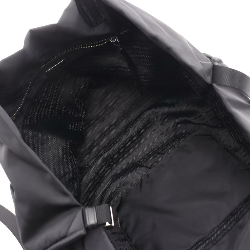 PRADA TESSUTO 大手提包 尼龍皮革 黑色 二手 女士-2