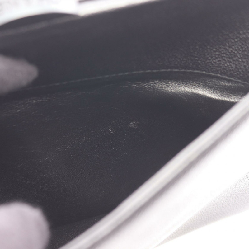 香奈兒 COCO 標誌手提單肩包，黑色皮革，二手，女士 CC-7