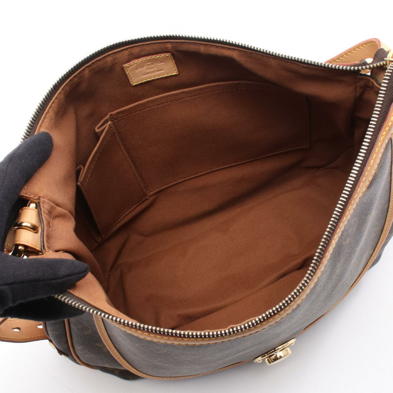 路易威登 Tulum PM 單肩包 M40076 Monogram 帆布皮革棕色二手-2