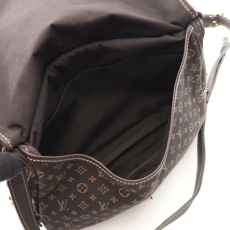 路易威登 Saumur 單肩斜背包 M95227 Monogram 迷你亞麻皮革 LV-9