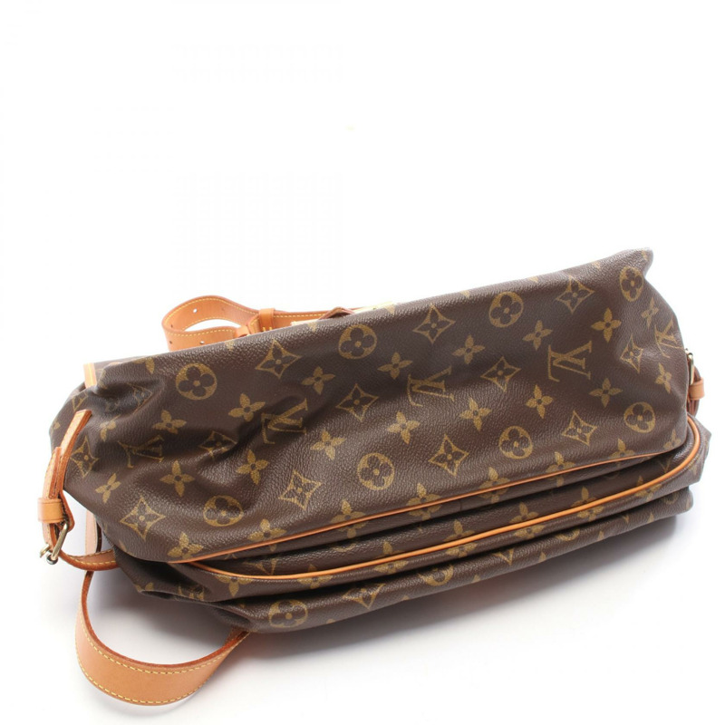 路易威登 Saumur 35 肩挎包 M42254 Monogram 皮革 棕色 LV-6