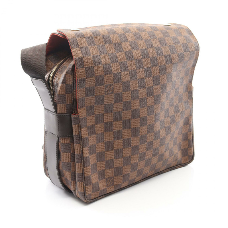 路易威登 Naviglio 單肩斜背包 N45255 Damier 皮革 Ebene 二手-1