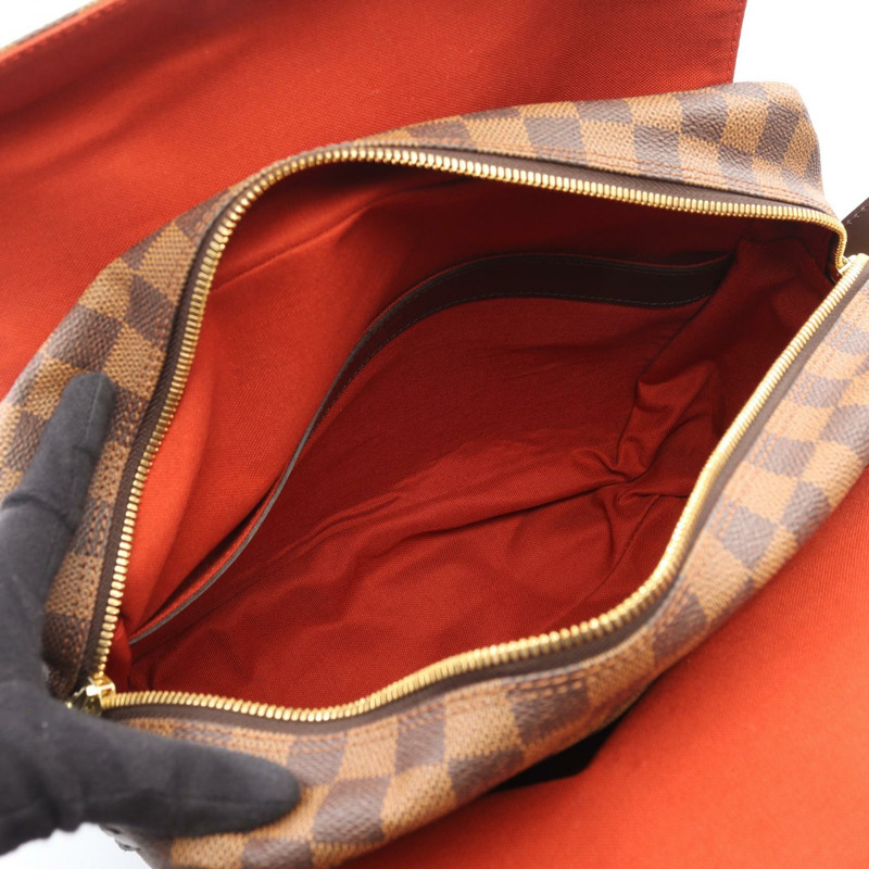 路易威登 Naviglio 單肩斜背包 N45255 Damier 皮革 Ebene 二手-2