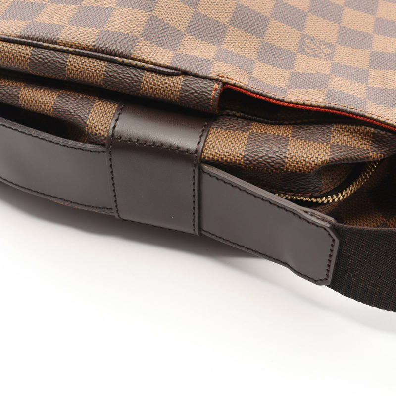 路易威登 Naviglio 單肩斜背包 N45255 Damier 皮革 Ebene 二手-6