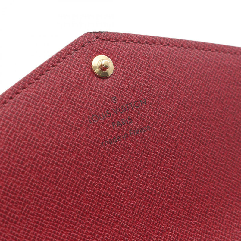 路易威登 Portefeiulle Sarah 雙折長皮夾 M62234 Monogram 粉紅色-3