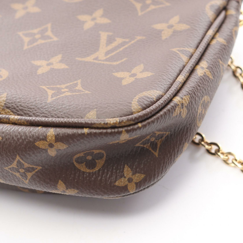 路易威登 Multi Pochette Accessoires 鏈條單肩包 M44813 Monogram 二手-6