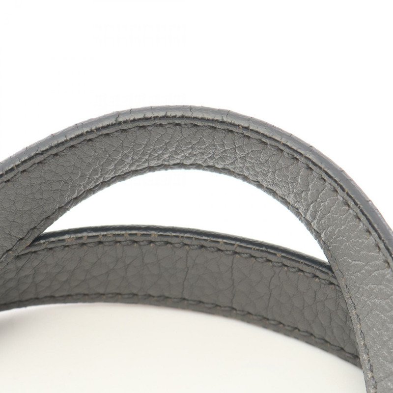 PRADA VIT.DAINO 手提單肩包,灰色皮革,二手女款-5