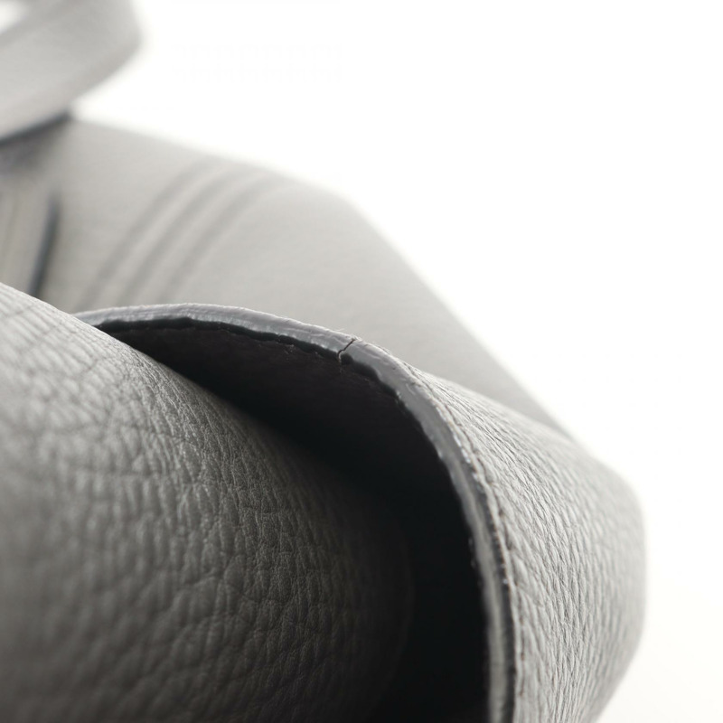 PRADA VIT.DAINO 手提單肩包,灰色皮革,二手女款-7