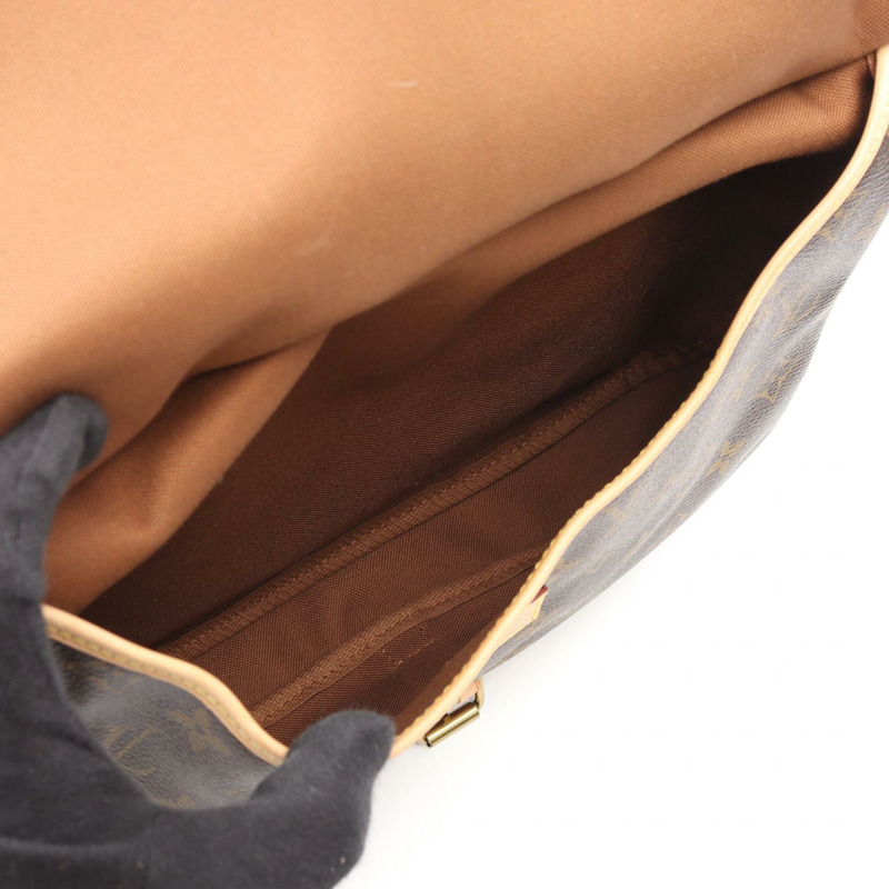 路易威登 Saumur 30 肩斜背包 M42256 Monogram 帆布 二手 LV-2