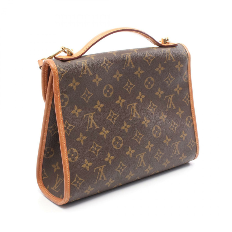 路易威登 Bel Air 單肩手提包 M51122 Monogram 皮革棕色二手女士-1