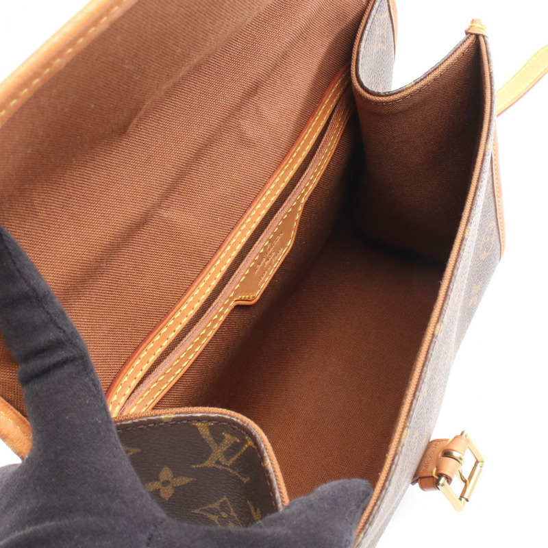 路易威登 Bel Air 單肩手提包 M51122 Monogram 皮革棕色二手女士-2