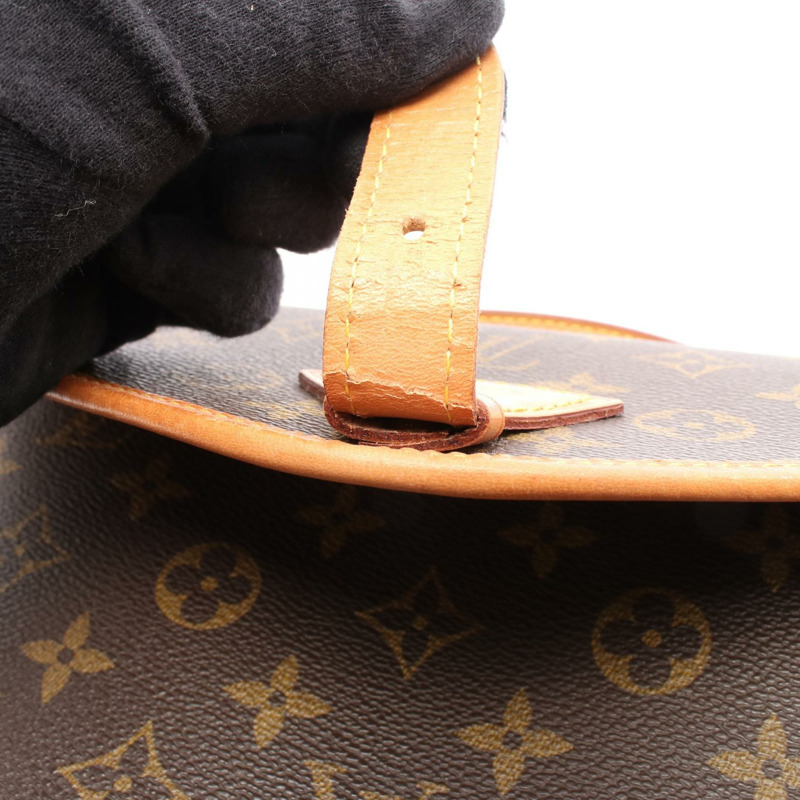 路易威登 Bel Air 單肩手提包 M51122 Monogram 皮革棕色二手女士-5