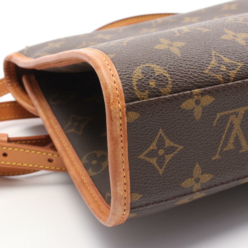 路易威登 Bel Air 單肩手提包 M51122 Monogram 皮革棕色二手女士-8