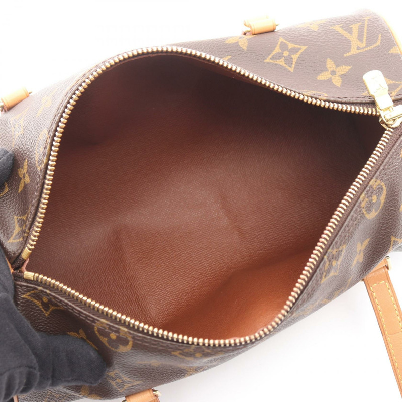 路易威登 Papillon 26 手提包 M51386 Monogram 帆布皮革棕色二手 LV-2