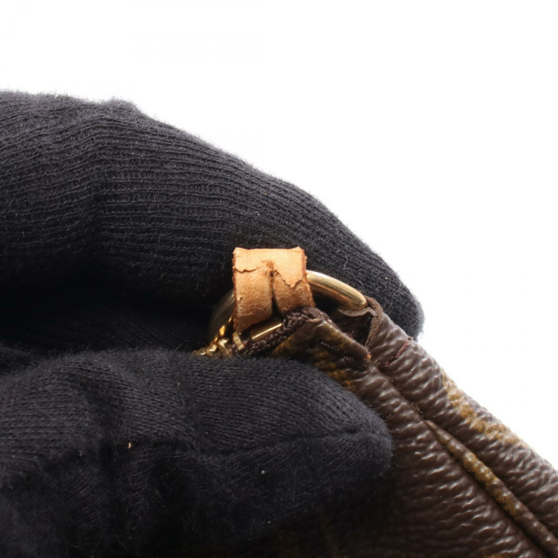路易威登 Pochette Accessoires 手提包 M51980 Monogram 棕色皮革-6