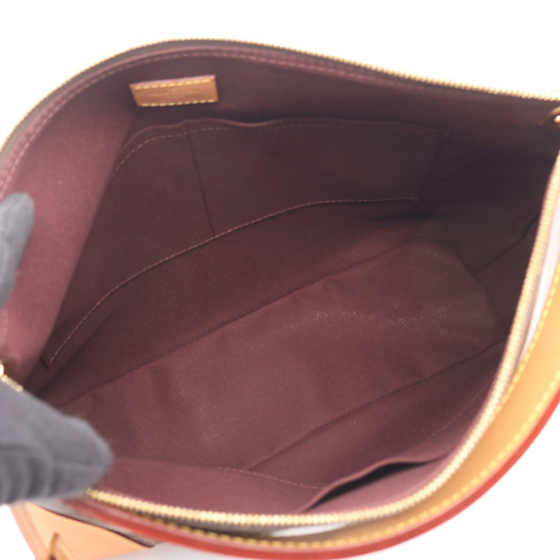 路易威登 Berri PM 單肩包 M41623 Monogram 皮革 棕色 二手 女士-2