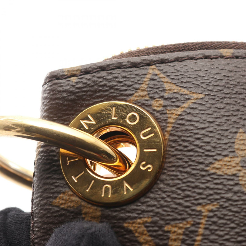 路易威登 Berri PM 單肩包 M41623 Monogram 皮革 棕色 二手 女士-10