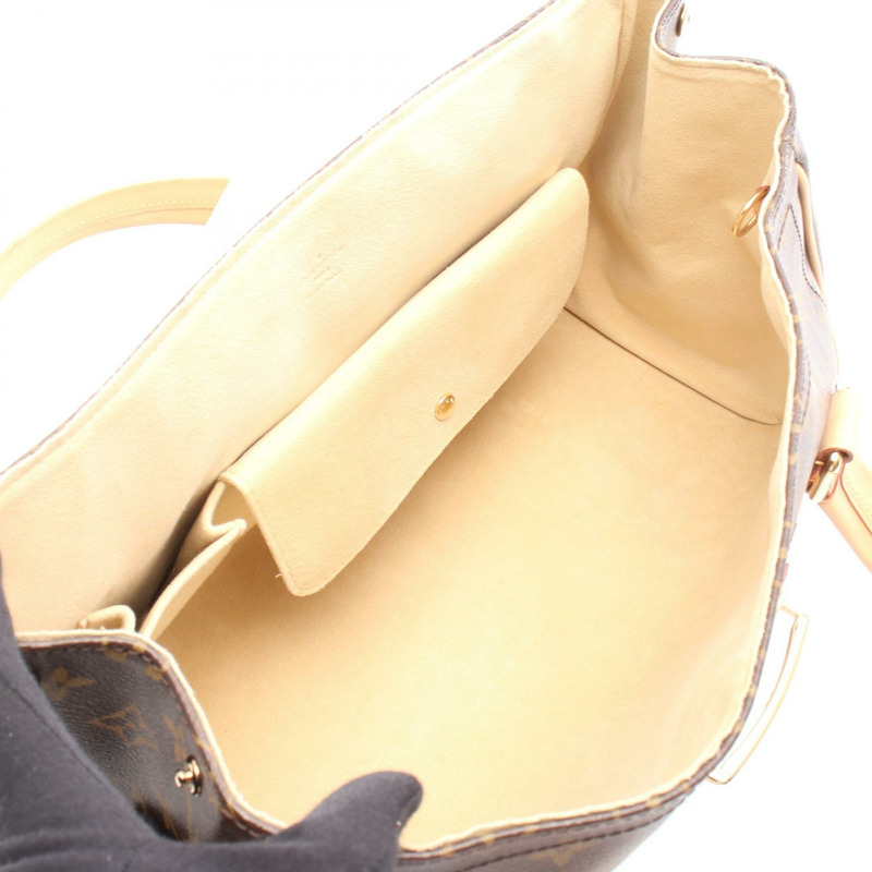 路易威登 Beverly GM 單肩包 M40120 Monogram 皮革棕色二手女士-2