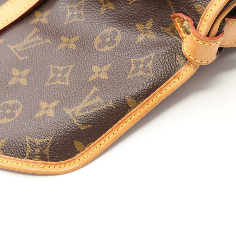 路易威登 Saumur 30 肩斜背包 M42256 Monogram 帆布 二手 LV-7