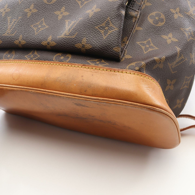 路易威登 Montsouris GM 雙肩包 M51135 Monogram 皮革 棕色 二手-8