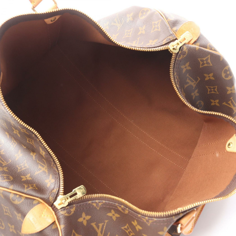 路易威登 Keepall 50 旅行手提包 M41426 Monogram 皮革 棕色 二手-2
