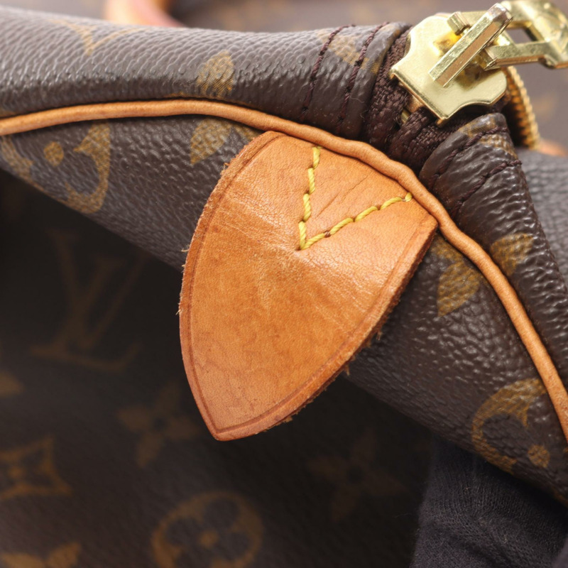 路易威登 Keepall 50 旅行手提包 M41426 Monogram 皮革 棕色 二手-14