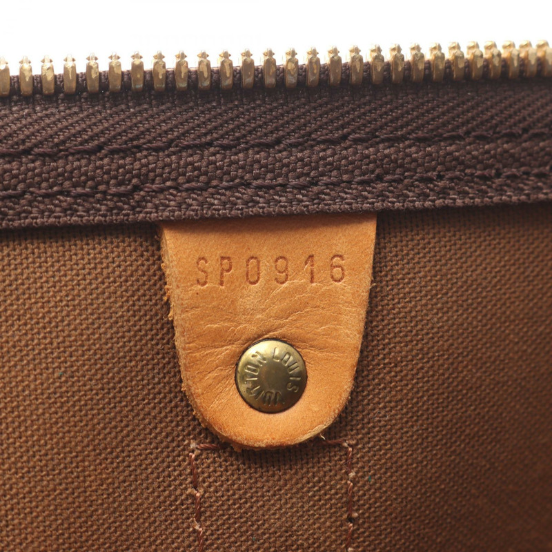 路易威登 Keepall 50 旅行手提包 M41426 Monogram 皮革 棕色 二手-4
