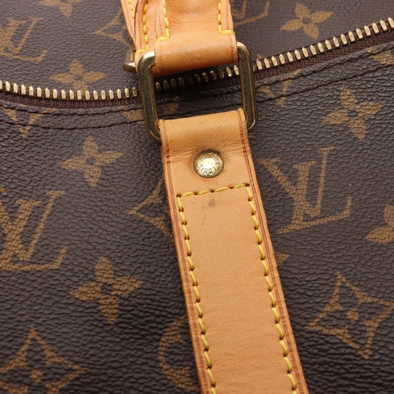 路易威登 Keepall 50 旅行手提包 M41426 Monogram 皮革 棕色 二手-14