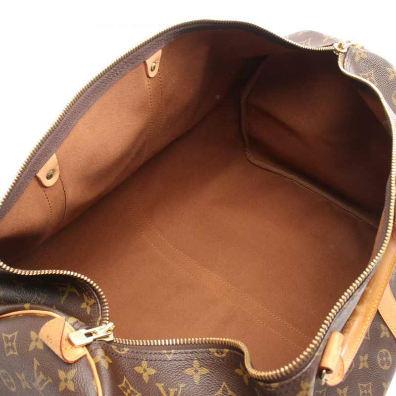 路易威登 Keepall 60 旅行手提包 M41422 Monogram 皮革 棕色 二手-2