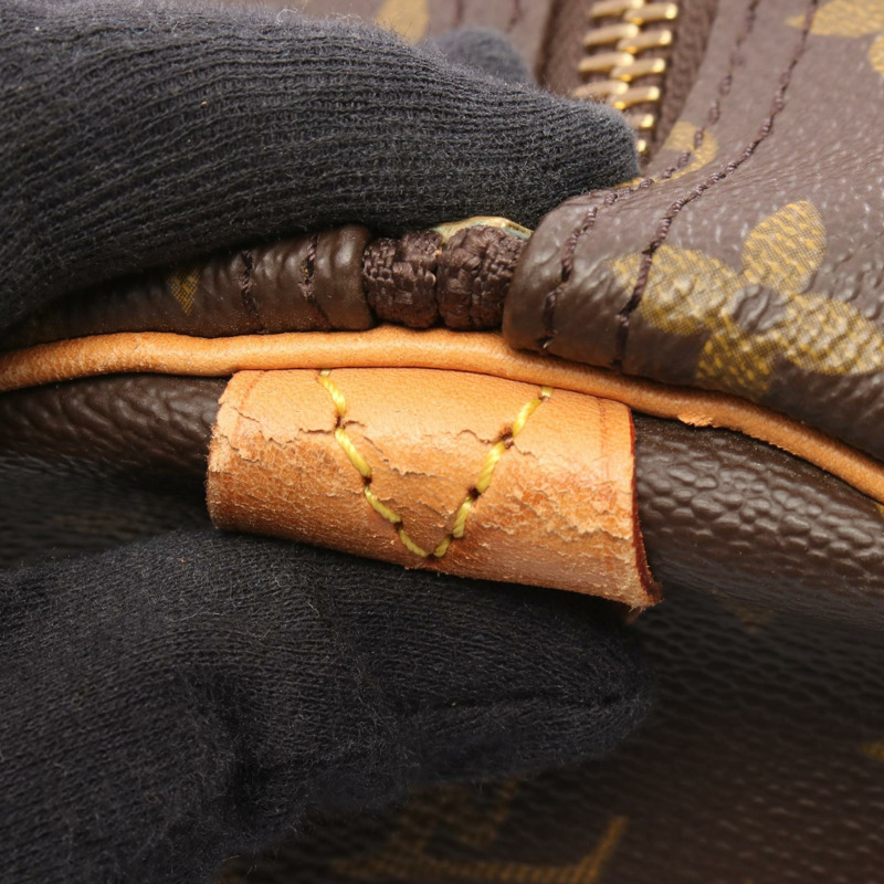 路易威登 Keepall 60 旅行手提包 M41422 Monogram 皮革 棕色 二手-7