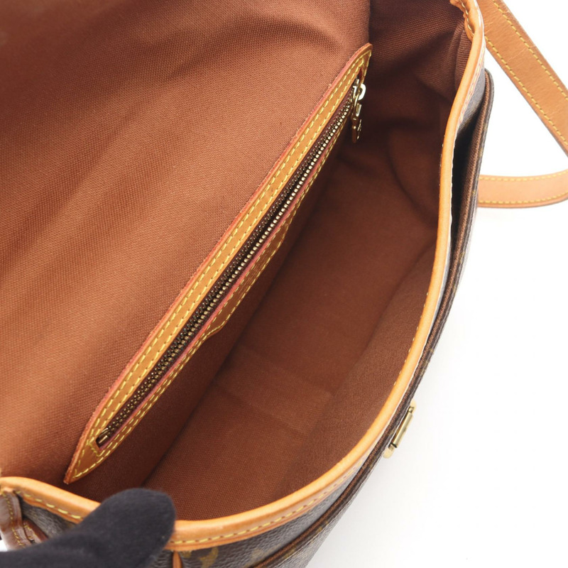 路易威登 Sologne 單肩斜背包 M42250 Monogram 帆布皮革二手-2