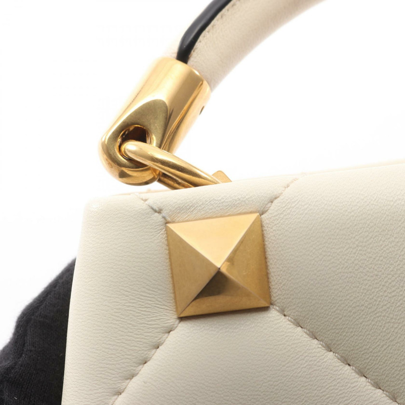 Valentino Garavani 絎縫羅馬鉚釘斜背包 WW2B0J39BSF 二手女款-6