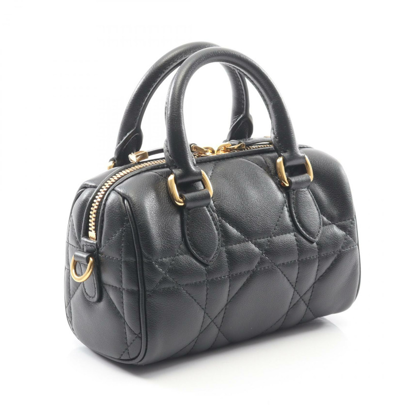 Dior GROOVE 17 迷你肩手提包 S4000UBOL_M900 黑色皮革 二手 女士-1