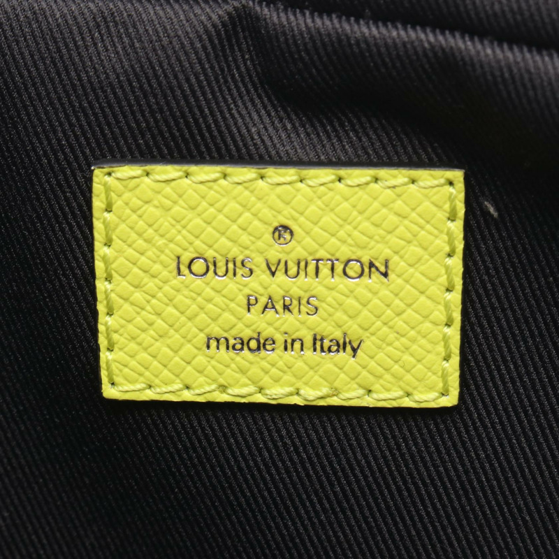 路易威登戶外腰包 M30251 Taigalama 帆布 黃色 二手 男士-3