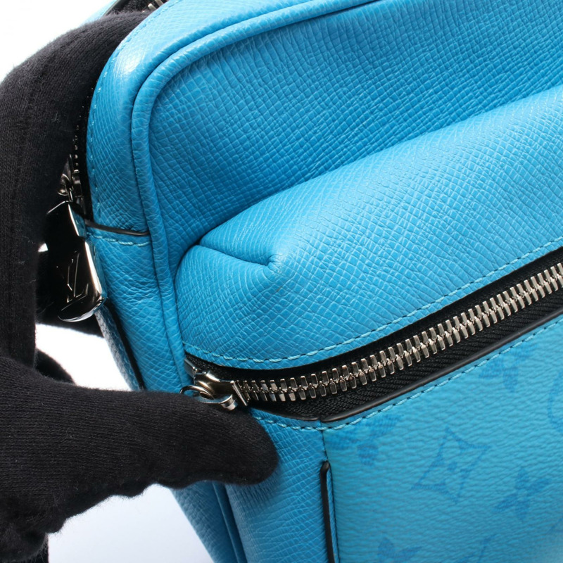 路易威登戶外信差PM單肩包 M30429 Taigalama Turquoise 二手-5