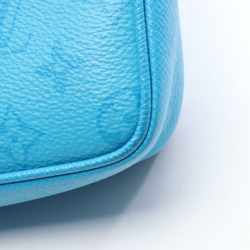 路易威登戶外信差PM單肩包 M30429 Taigalama Turquoise 二手-8
