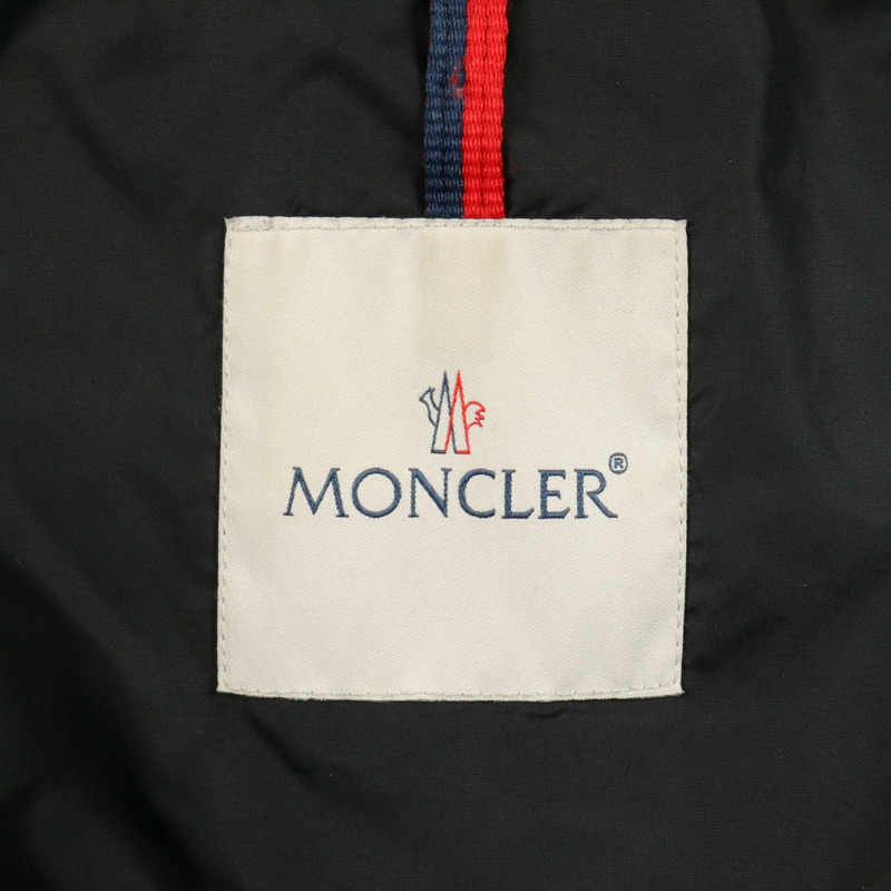 MONCLER VAULOGETTE 荷葉邊下擺羽絨外套 #1 尼龍黑色二手女款-2