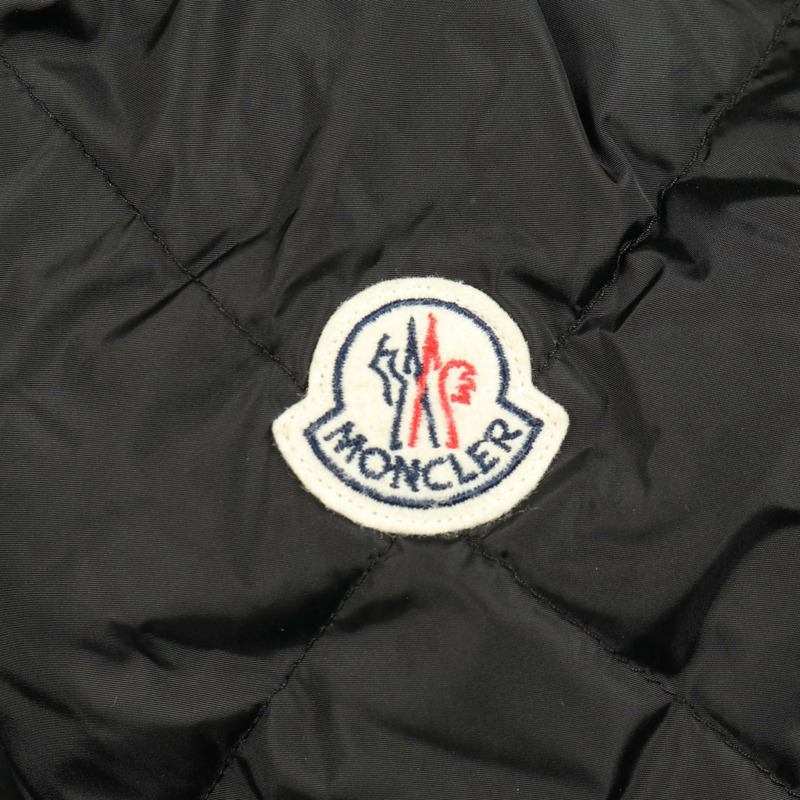 MONCLER VAULOGETTE 荷葉邊下擺羽絨外套 #1 尼龍黑色二手女款-4
