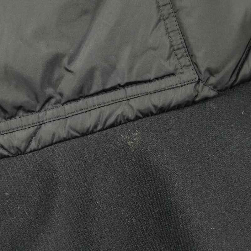MONCLER VAULOGETTE 荷葉邊下擺羽絨外套 #1 尼龍黑色二手女款-7