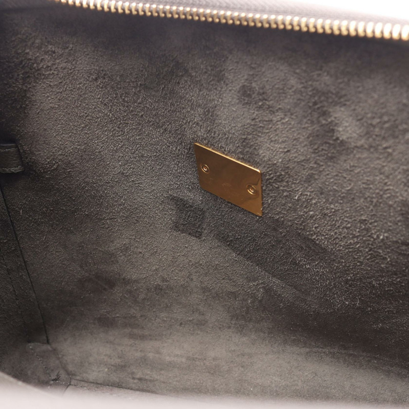 CELINE MICRO Belt包/兩用單背包 189153 皮革 灰色 二手 女士-9