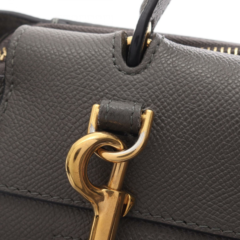 CELINE MICRO Belt包/兩用單背包 189153 皮革 灰色 二手 女士-13