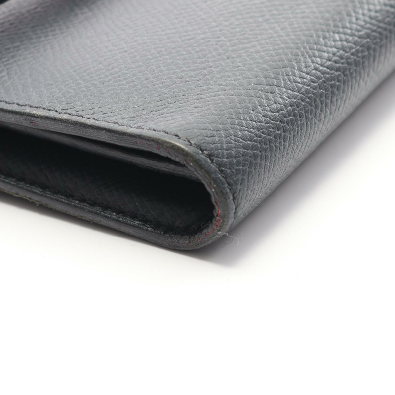 愛馬仕 Kelly 長款 Verso 對折皮夾 A Epsom 藍/靛藍/玫瑰紫 SHW-9