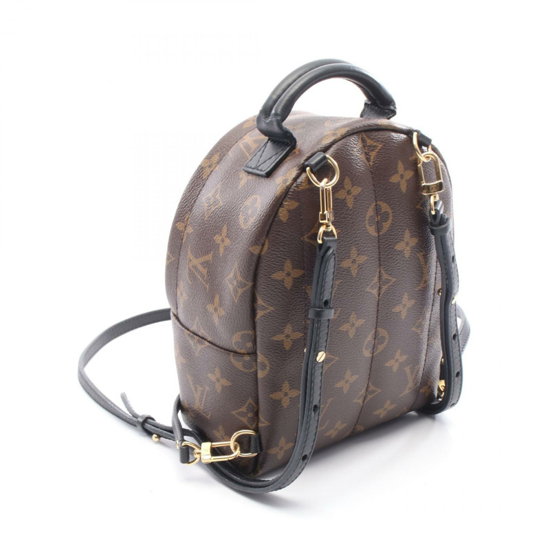 路易威登 Palm Springs 迷你雙肩包 M41562 Monogram 皮革 棕色-1