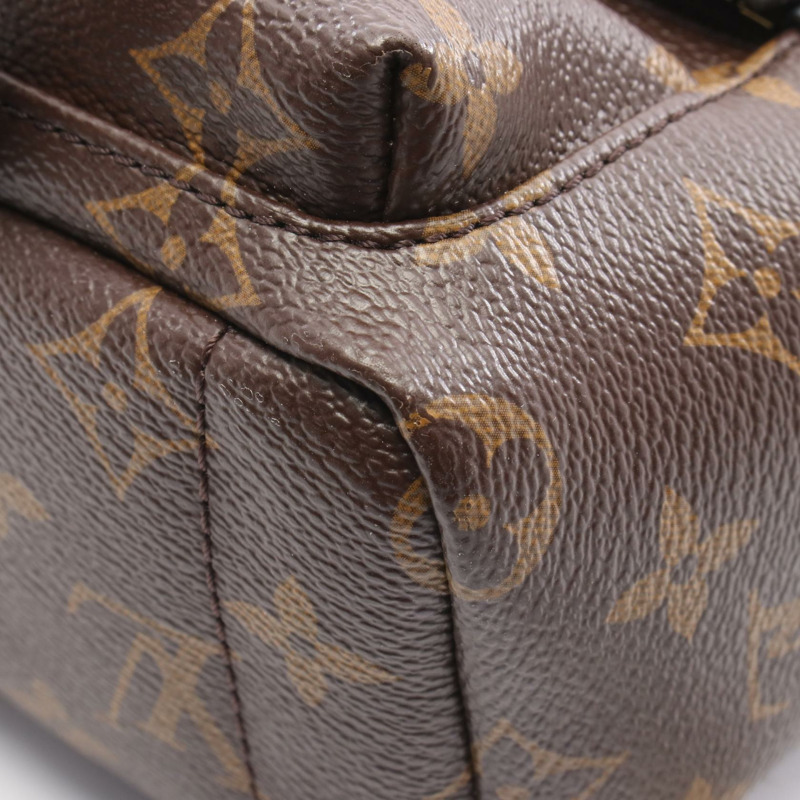 路易威登 Palm Springs 迷你雙肩包 M41562 Monogram 皮革 棕色-5