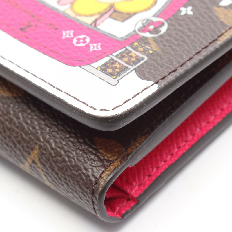 路易威登 Portefeuille Victorine 三折皮夾 M68492 Monogram Vivienne LV-6