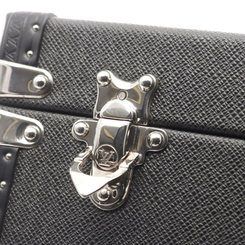 路易威登 President Taiga Ardoise 手提箱 M30002 皮革 棕色 二手 男女通用-6