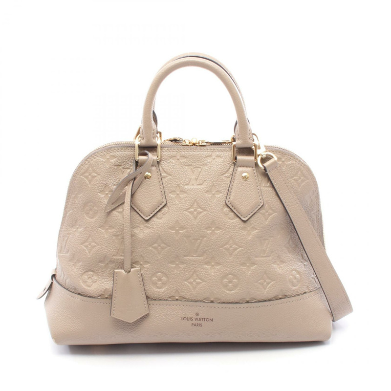 路易威登 Neo Arma PM 單肩手提包 M44885 Monogram 皮革 米色 二手 LV-0